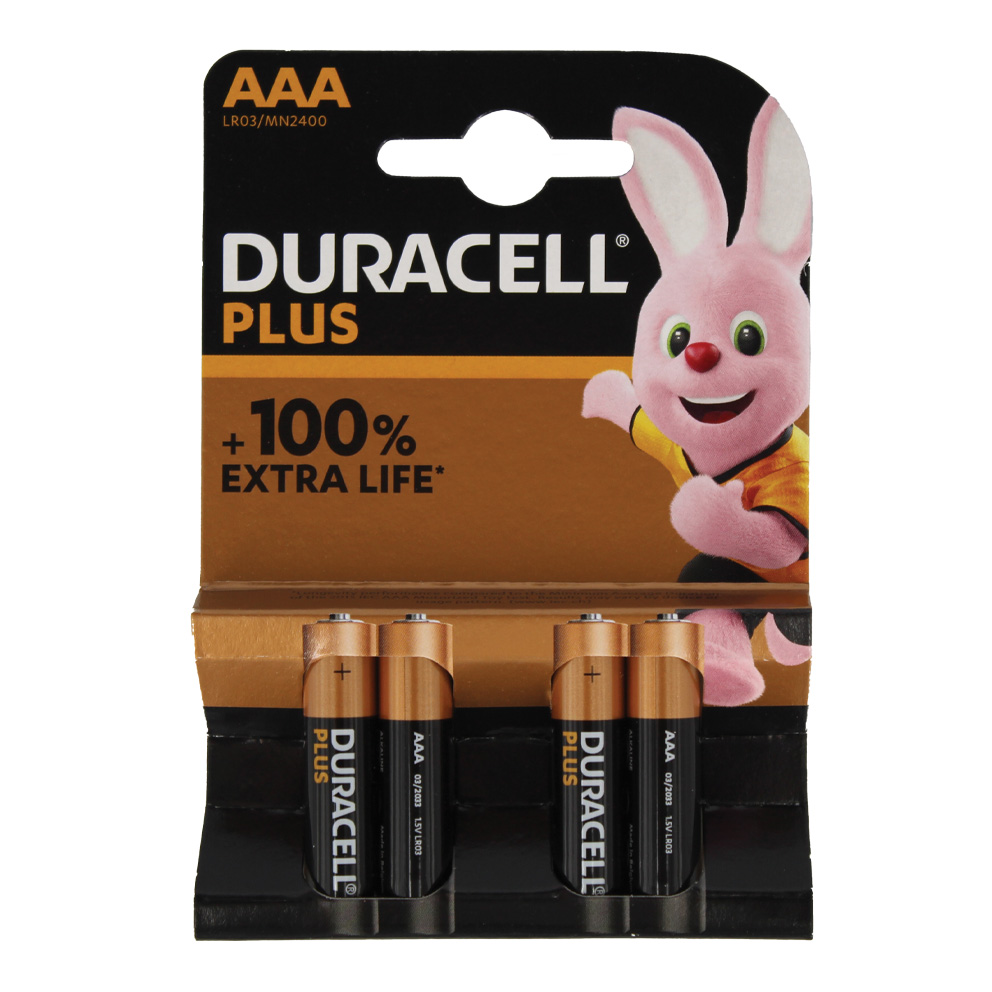 Duracell Plus AAA (4 Pack)